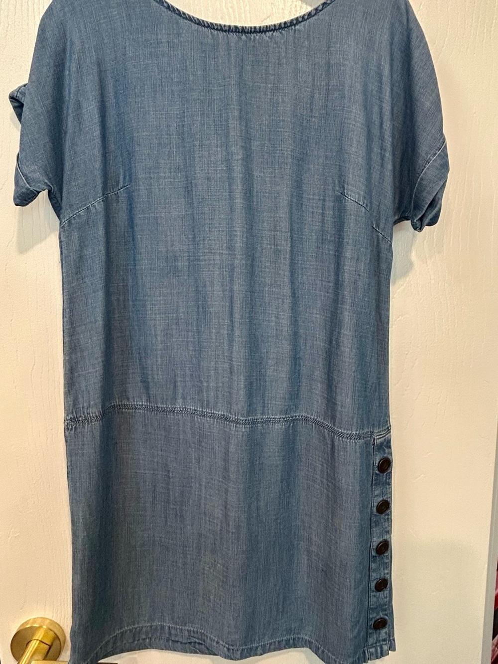 Banana Republic Blue Chambray Shift Dress